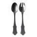 Honorine Dark Grey Salad Serving Set 10" (Fork, Spoon)