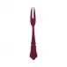 Honorine Aubergine Cocktail Fork 4.75"