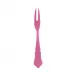 Honorine Pink Cocktail Fork 4.75"