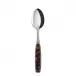 Djembe Faux Tortoise Dessert Spoon 7.5"