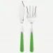 Duo Green Fish Serving Set Garden