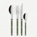 Bistrot Pearly Dark Green 24 Pieces Cutlery Set 9"1/4