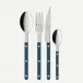 Bistrot Pearly Steel Blue 24 Pieces Cutlery Set 9"1/4