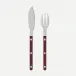 Bistrot Pearly Aubergine Fish Set 8"1/4