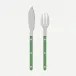 Bistrot Pearly Garden Green Fish Set 8"1/4