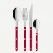 Bistrot Pearly Red 4 Pieces Cutlery Set 9"1/4