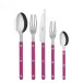 Bistrot Shiny Rasperry Flatware