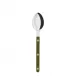 Bistrot Shiny Green Fern Dessert Spoon 7.5"