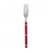 Bistrot Shiny Red Salad Fork 7.5"