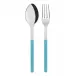 Bistrot Shiny Turquoise 2-Pc Serving Set 10.25" (Fork, Spoon)