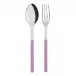 Bistrot Shiny Pink 2-Pc Serving Set 10.25" (Fork, Spoon)