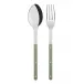 Bistrot Shiny Asparagus 2-Pc Serving Set 10.25" (Fork, Spoon)