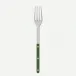 Bistrot Solid Green Serving Fork 10"1/4
