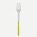 Bistrot Solid Yellow Serving Fork 10"1/4