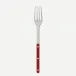 Bistrot Solid Burgundy Serving Fork 10"1/4