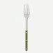Bistrot Solid Green Fern Serving Fork 10"1/4