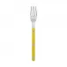 Bistrot Shiny Yellow Small Fork 6.5"