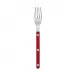 Bistrot Shiny Red Small Fork 6.5"