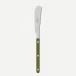 Bistrot Solid Green Fern Butter Knife 7"3/4
