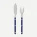 Bistrot Solid Navy Blue Fish Set 8"1/4