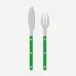 Bistrot Solid Garden Green Fish Set 8"1/4