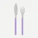 Bistrot Solid Purple Fish Set 8"1/4