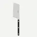 Bistrot Solid Black Cheese Cleaver 8"