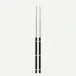 Bistrot Solid Black Pair Of Chopsticks 9"