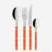 Bistrot Solid Orange 48 Pieces Cutlery Set 9"1/4