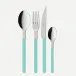 Bistrot Solid Turquoise 48 Pieces Cutlery Set 9"1/4