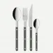 Bistrot Solid Dark Grey 48 Pieces Cutlery Set 9"1/4