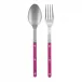 Bistrot Vintage Rasperry 2-Pc Serving Set 10.25" (Fork, Spoon)