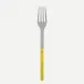 Bistrot Vintage Solid Yellow Serving Fork 10"1/4