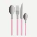 Bistrot Vintage Solid Pink 24 Pieces Cutlery Set 9"1/4