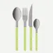 Bistrot Vintage Solid Lime 24 Pieces Cutlery Set 9"1/4