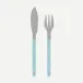 Bistrot Vintage Pastel Blue Fish Set 8.25"
