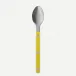 Bistrot Vintage Solid Yellow Espresso Spoon 5"1/2