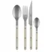 Bistrot Vintage Light Khaki 4-Pc Setting (Dinner Knife, Dinner Fork, Soup Spoon, Teaspoon)