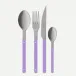 Bistrot Vintage Solid Purple 48 Pieces Cutlery Set 9"1/4