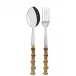 Panda Bamboo 2-Pc Serving Set 10.25" (Fork, Spoon)