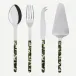 Bistrot Camouflage Green Set Of 4 Bistrot Must-Have Serving Pieces