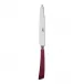 Numero 1 Burgundy Dinner Knife 9.25"