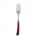 Numero 1 Burgundy Salad Fork 7.5"