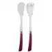 Numero 1 Burgundy 2-Pc Salad Serving Set 10.25" (Fork, Spoon)