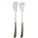 Numero 1 Green Fern 2-Pc Salad Serving Set 10.25" (Fork, Spoon)