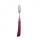 Numero 1 Burgundy Cocktail Fork 5.75"