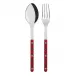 Bistrot Tartan Red 2-Pc Serving Set 10.25" (Fork, Spoon)