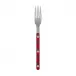 Bistrot Vintage Tartan Red Salad Fork 7.5"