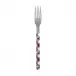 Bistrot Vintage Tartan White Salad Fork 7.5"
