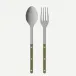 Bistrot Vintage Pearly Olive Serving Set 10.25"